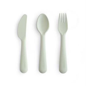 Mushie Cutlery - Sage